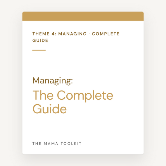 Managing: The Guide to Home Organisation & Systems