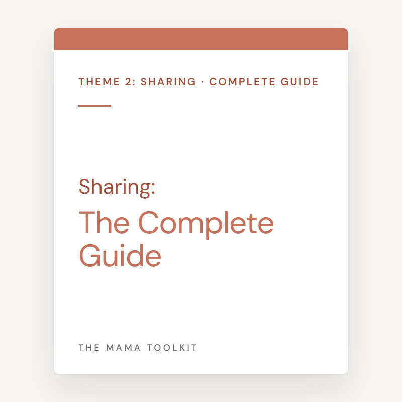 Sharing: The Guide for Household Labour & The Mental Load